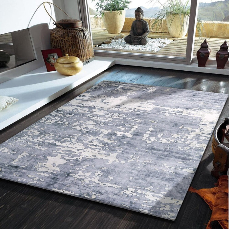 17 Stories Viscose Rug Wayfair